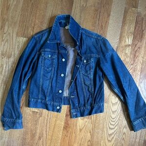 Women’s Vintage Diesel Classic Blue Jean jacket, size L, made in Italy